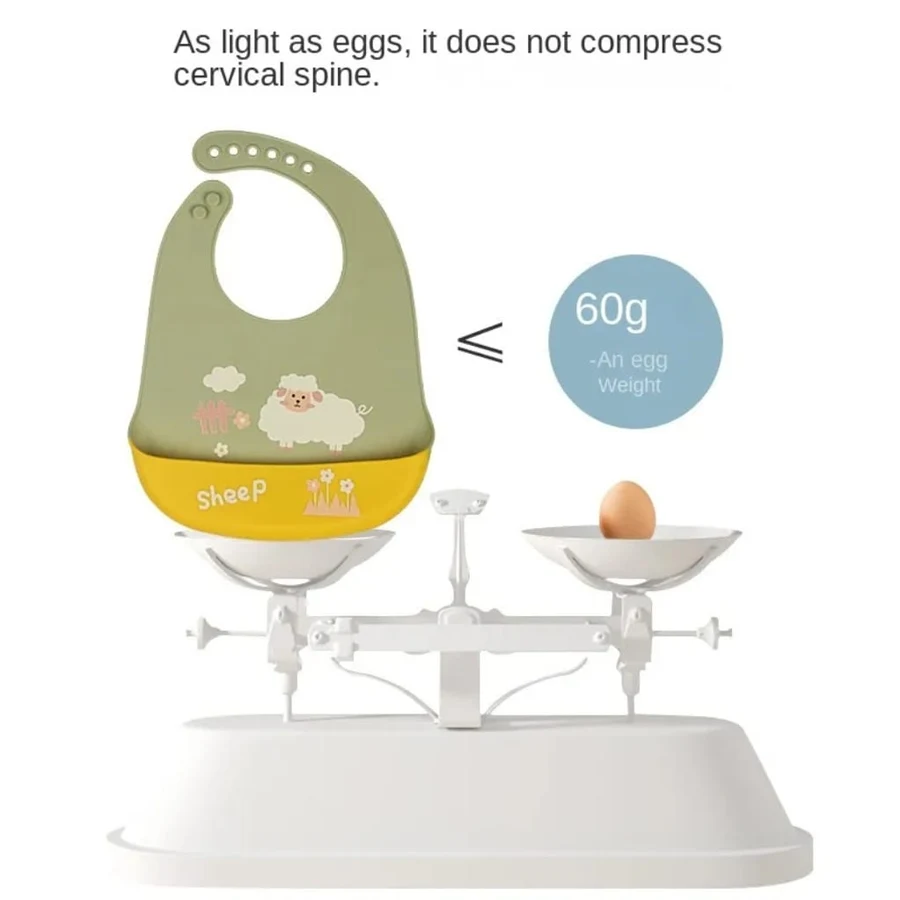 Premium Silicone Tray Bibs For Baby - Image 5