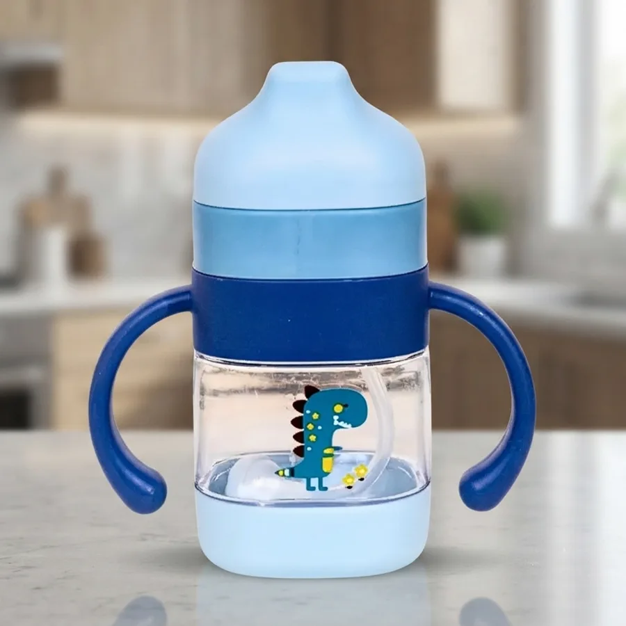 Drop Resistant Cute Dino Baby Mum Pot - 220ml - Image 4