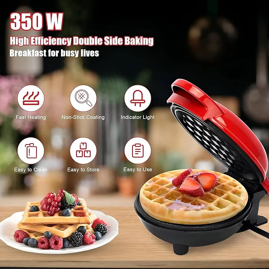 Mini Waffle Maker - Best Home Baking Machine for Children - Image 5