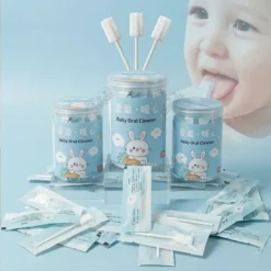 Baby Tongue Cleaner Swab Sticks 30 Pcs