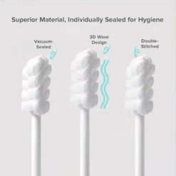Alternative view of Baby Tongue Cleaner Swab Sticks 30 Pcs
