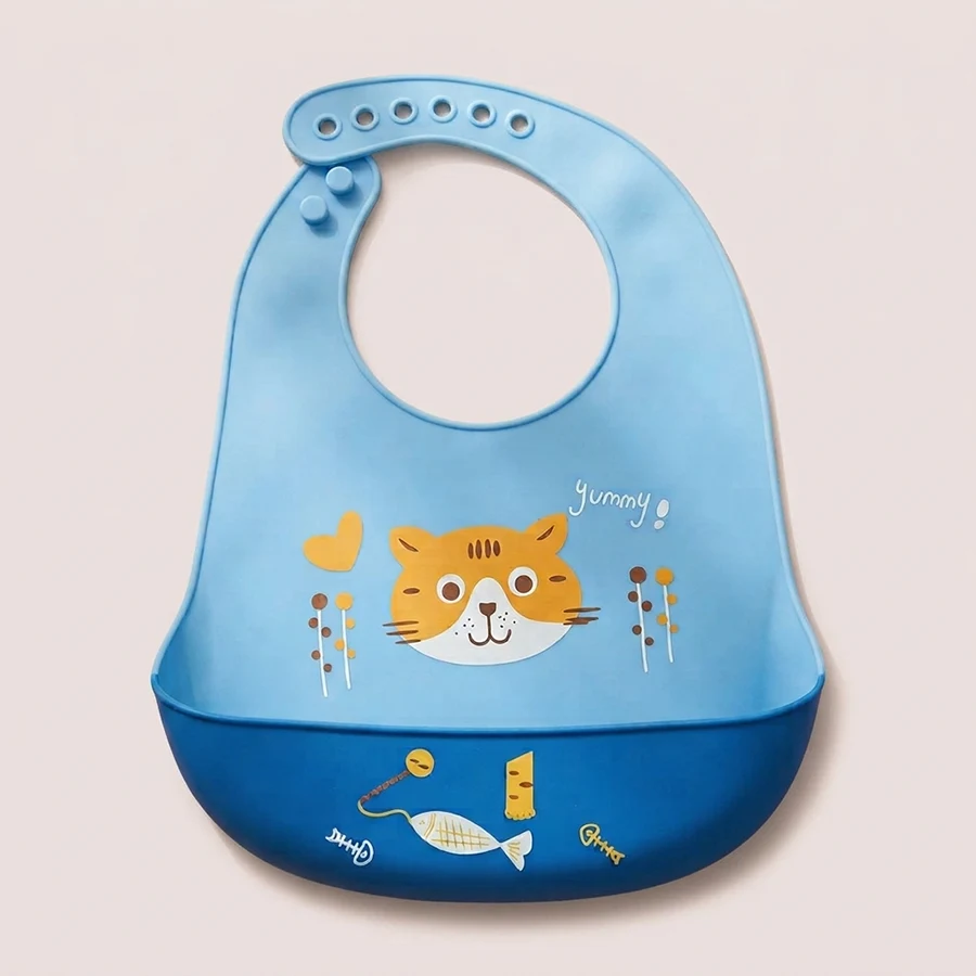 Premium Silicone Tray Bibs For Baby