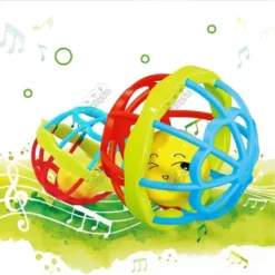 Colorful Soft Ball Rattle Toy for Baby