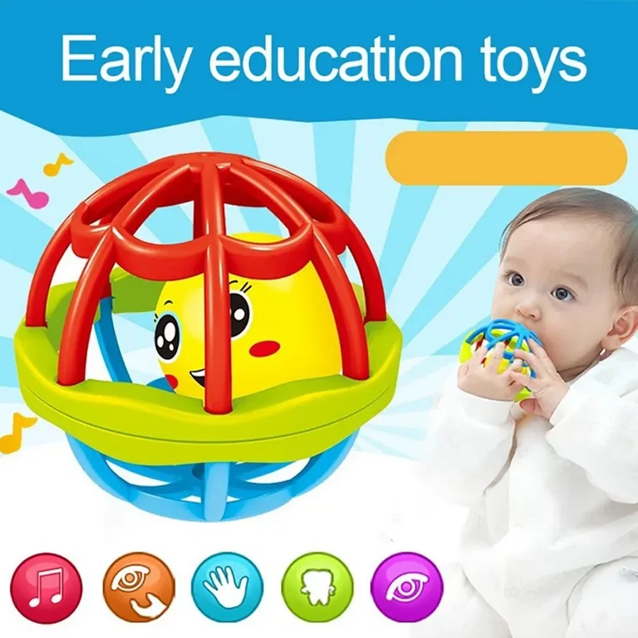 Colorful Soft Ball Rattle Toy for Baby - Image 4