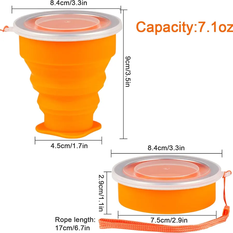Baby Foldable Silicone Mum Pot With Lid - Image 4