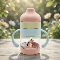 Drop Resistant Cute Dino Baby Mum Pot - 220ml
