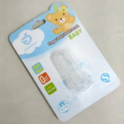 Alternative view of Apple Bear Baby Silicone Finger Toothbrush