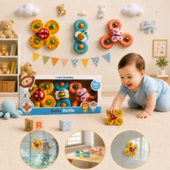 Baby Suction Cup Spinner Toy 3pcs Featured Image