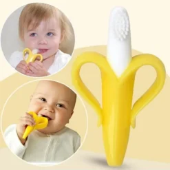 Banana Shape Baby Teether Brush