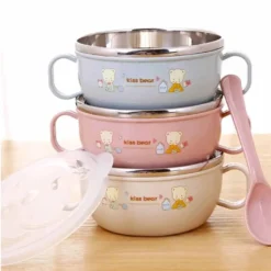 Stainless Steel Baby Feeding Bowl