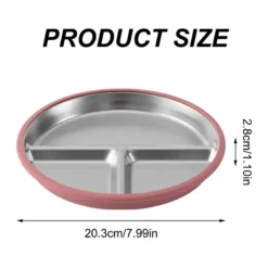 Steel Silicone Suction Plate for Baby