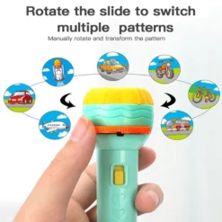 LED Projector Flashlight Educational Toy