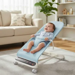 LED Musical Baby Bouncer Chair with Wheels