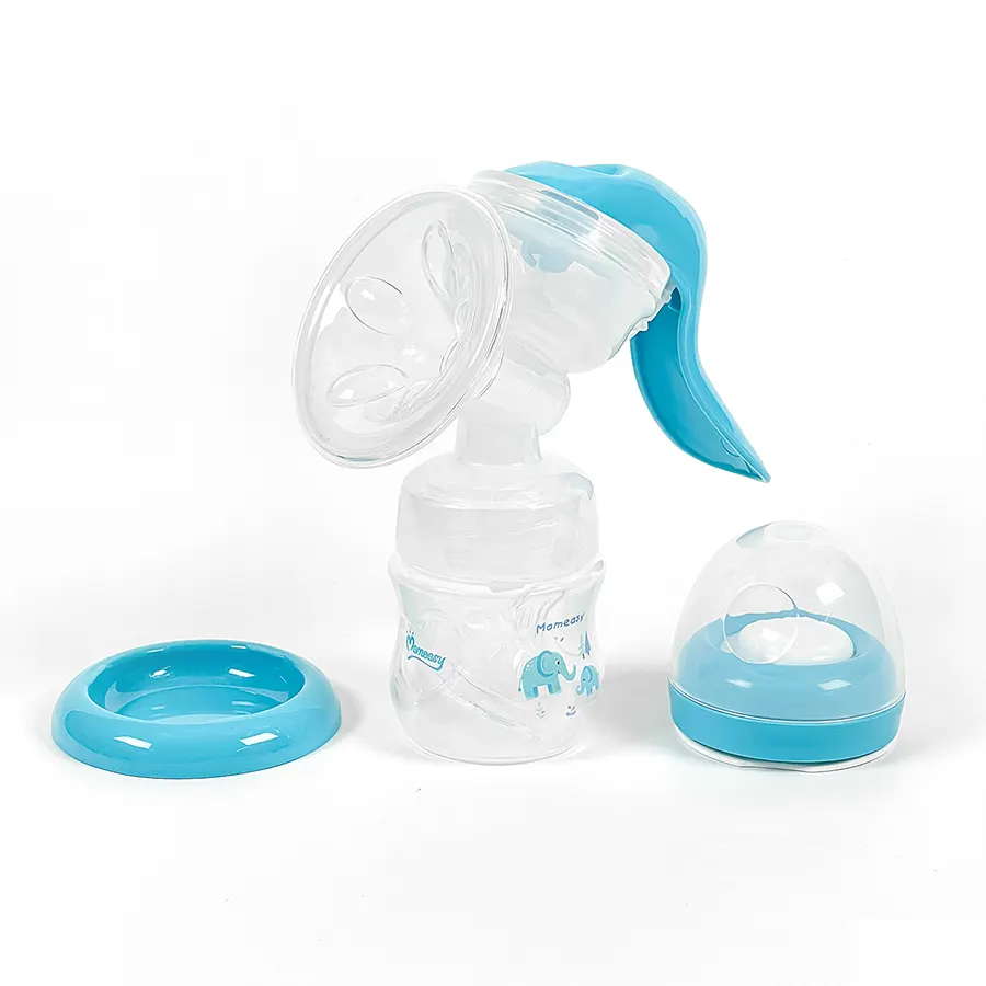 Momeasy Manual Breast Pump with 120ml Feeder - Image 2