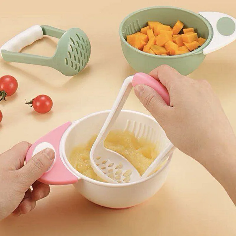Apple Bear Mash Bowl with Masher - Image 4