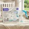 Momeasy Manual Breast Pump with 120ml Feeder
