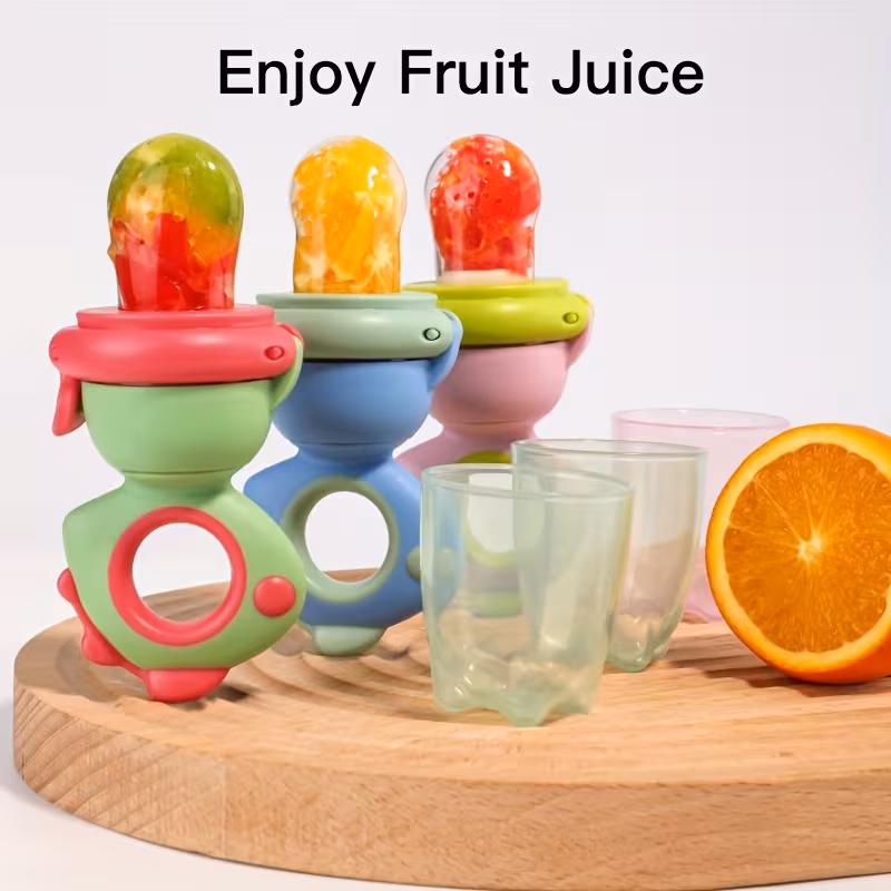 Alternative view of Baby Fruit Juice Feeder - Unique Design Baby Silicone Fruits Pacifier