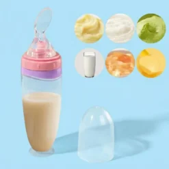 Apple Bear Full Silicone Spoon Feeder