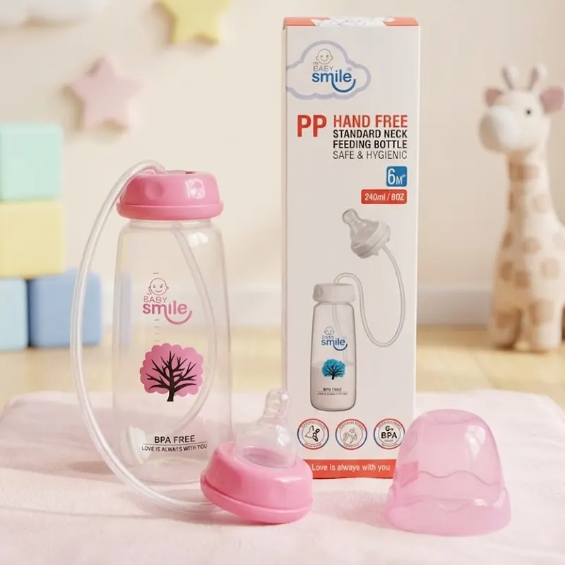 Baby Smile Hands Free Bottle 240 ML