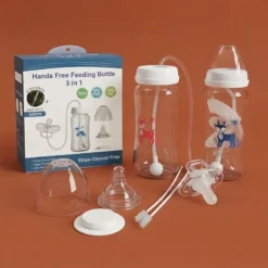3 in 1 Hands Free Baby Feeding Bottle 300 ml